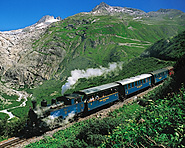 Steam Engine Furka Line Section Steam Engine Furka Line Section