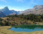 Trekking in the Grisons Mountains